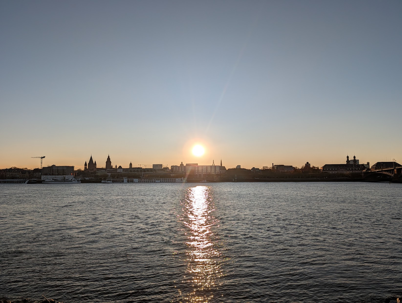 Mainz at Sunset